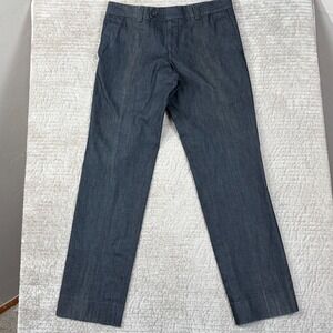 Cold Method Amsterdam Mens Indigo‎ Cotton Straight Leg Trousers Pants Size 50/40